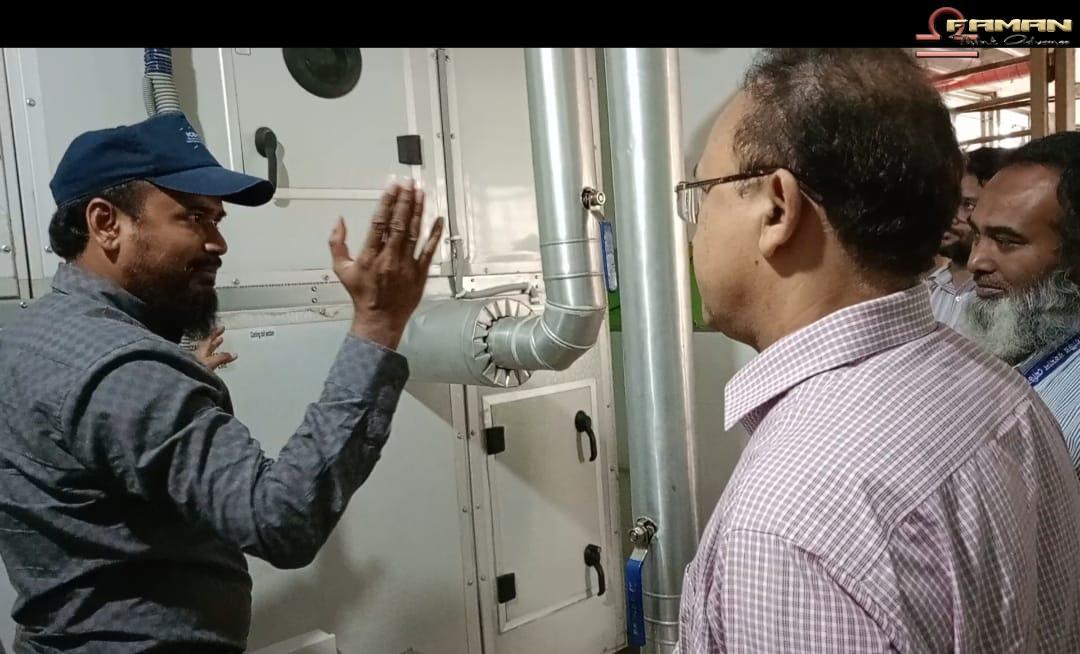 CEO explaining the Negative Pressure System