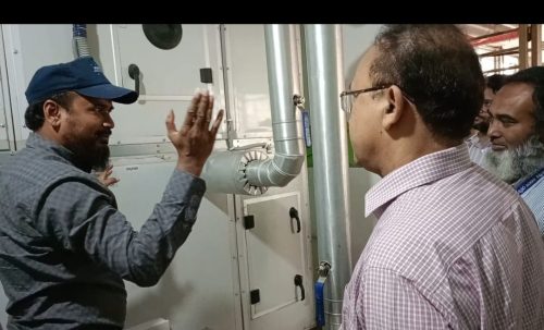 CEO explaining the Negative Pressure System