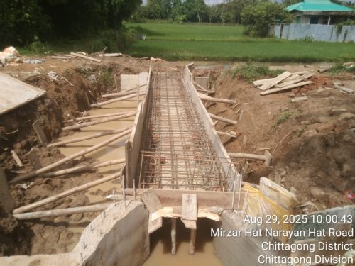 Present condition of .75m Culvert in Chittagong District